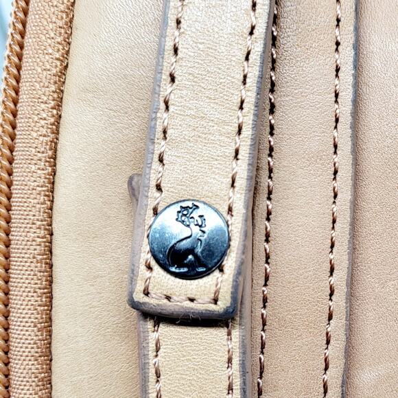 Tri-Antler Tan Leather Padded Lined Multi-use Tablet Laptop Pouch Unisex - Picture 7 of 10